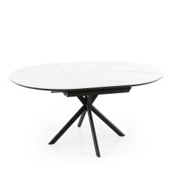 MESA EXTENSIBLE DE PORCELÁNICO SUVI PARA COMEDOR ESTILO CONTEMPORÁNEO