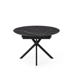 MESA EXTENSIBLE DE PORCELÁNICO SUVI PARA COMEDOR ESTILO CONTEMPORÁNEO