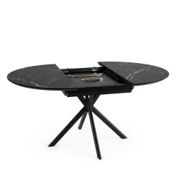 MESA EXTENSIBLE DE PORCELÁNICO SUVI PARA COMEDOR ESTILO CONTEMPORÁNEO