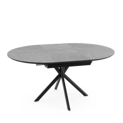 MESA EXTENSIBLE DE PORCELÁNICO SUVI PARA COMEDOR ESTILO CONTEMPORÁNEO