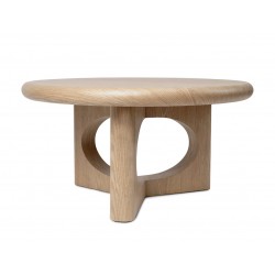 MESA DE CENTRO DE MADERA ARNAUD 80 PARA SALÓN ESTILO MODERNO