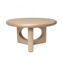 MESA DE CENTRO DE MADERA ARNAUD 80 PARA SALÓN ESTILO MODERNO