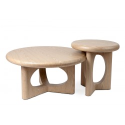 MESA DE CENTRO DE MADERA ARNAUD 80 PARA SALÓN ESTILO MODERNO