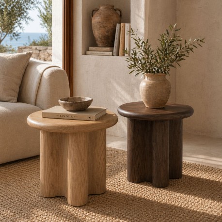 MESA AUXILIAR DE MADERA MATEO 50 PARA SALÓN DE ESTILO CONTEMPORÁNEO