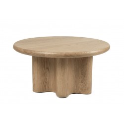 MESA DE CENTRO DE MADERA MATEO 80 PARA SALÓN DE ESTILO CONTEMPORÁNEO