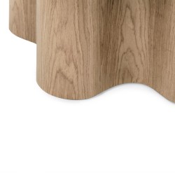MESA DE CENTRO DE MADERA MATEO 80 PARA SALÓN DE ESTILO CONTEMPORÁNEO