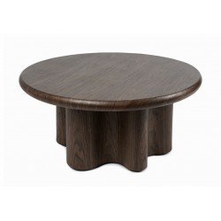 MESA DE CENTRO DE MADERA MATEO 80 PARA SALÓN DE ESTILO CONTEMPORÁNEO