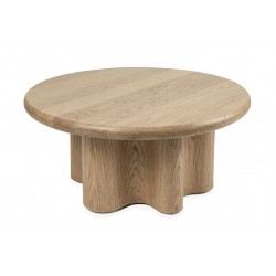 MESA DE CENTRO DE MADERA MATEO 80 PARA SALÓN DE ESTILO CONTEMPORÁNEO