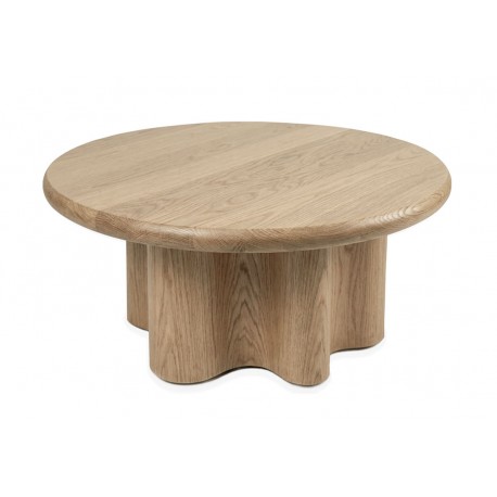 MESA DE CENTRO DE MADERA MATEO 80 PARA SALÓN DE ESTILO CONTEMPORÁNEO