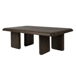 MESA DE CENTRO DE MADERA TYLER PARA SALÓN DE ESTILO CONTEMPORÁNEO