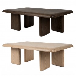 MESA DE CENTRO DE MADERA TYLER PARA SALÓN DE ESTILO CONTEMPORÁNEO