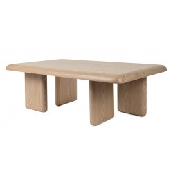 MESA DE CENTRO DE MADERA TYLER PARA SALÓN DE ESTILO CONTEMPORÁNEO