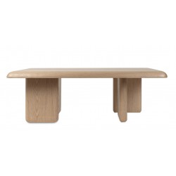 MESA DE CENTRO DE MADERA TYLER PARA SALÓN DE ESTILO CONTEMPORÁNEO