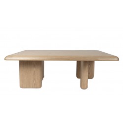 MESA DE CENTRO DE MADERA TYLER PARA SALÓN DE ESTILO CONTEMPORÁNEO