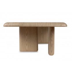 MESA DE CENTRO DE MADERA TYLER PARA SALÓN DE ESTILO CONTEMPORÁNEO