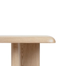 MESA DE CENTRO DE MADERA TYLER PARA SALÓN DE ESTILO CONTEMPORÁNEO