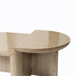 MESA DE CENTRO DE MADERA VERNON PARA SALÓN DE ESTILO CONTEMPORÁNEO