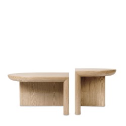 MESA DE CENTRO DE MADERA VERNON PARA SALÓN DE ESTILO CONTEMPORÁNEO