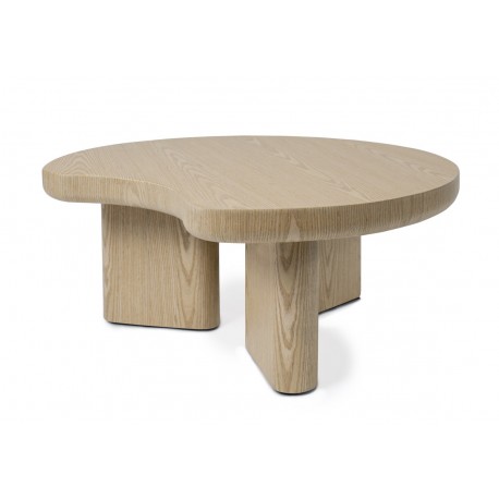 MESA DE CENTRO DE MADERA JEROME PARA SALÓN ESTILO CONTEMPORÁNEO ORGÁNICO