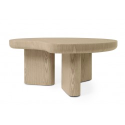 MESA DE CENTRO DE MADERA JEROME PARA SALÓN ESTILO CONTEMPORÁNEO ORGÁNICO