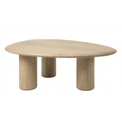 MESA DE CENTRO DE MADERA GERARD PARA SALÓN ESTILO CONTEMPORÁNEO ORGÁNICO