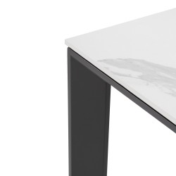 MESA EXTENSIBLE LISA 140CM. DE PORCELANICO