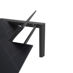 MESA EXTENSIBLE LISA 140CM. DE PORCELANICO