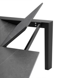 MESA EXTENSIBLE LISA 140CM. DE PORCELANICO