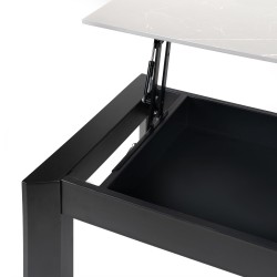 MESA DE CENTRO DE PORCELÁNICO OLIVER PARA SALÓN ESTILO CONTEMPORÁNEO
