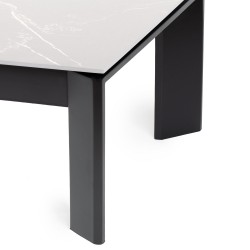 MESA DE CENTRO DE PORCELÁNICO OLIVER PARA SALÓN ESTILO CONTEMPORÁNEO