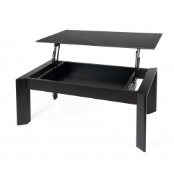 MESA DE CENTRO DE PORCELÁNICO OLIVER PARA SALÓN ESTILO CONTEMPORÁNEO