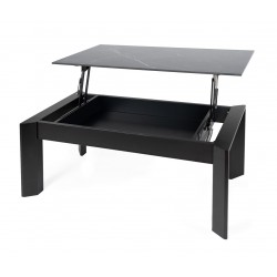 MESA DE CENTRO DE PORCELÁNICO OLIVER PARA SALÓN ESTILO CONTEMPORÁNEO