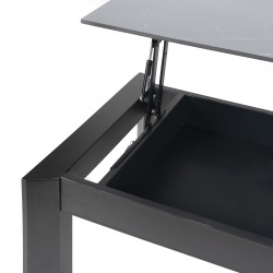 MESA DE CENTRO DE PORCELÁNICO OLIVER PARA SALÓN ESTILO CONTEMPORÁNEO