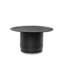 MESA DE CENTRO DE ALUMINIO DURAI 55 PARA SALÓN ESTILO CONTEMPORÁNEO