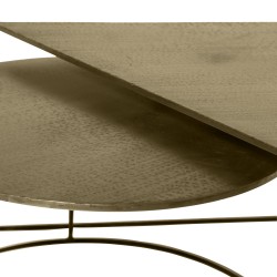 SET DE MESAS DE CENTRO DE ALUMINIO KAPIL PARA SALÓN ESTILO CONTEMPORÁNEO