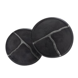 MESA DE CENTRO DE METAL RAVI PARA SALÓN ESTILO CONTEMPORÁNEO