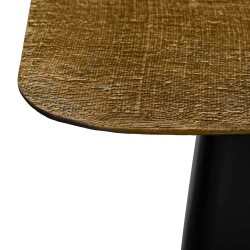 MESA DE CENTRO DE ALUMINIO SANJAY PARA SALÓN ESTILO MINIMALISTA E INDUSTRIAL