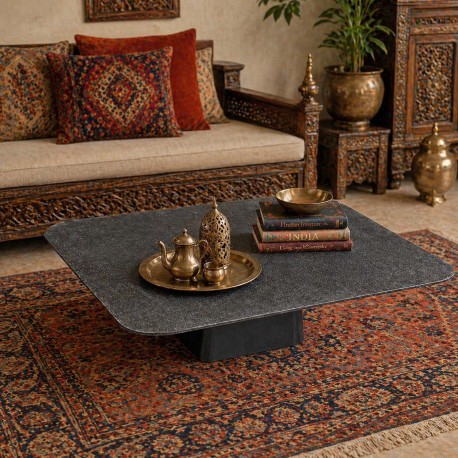 MESA DE CENTRO DE ALUMINIO SHAREM PARA SALÓN ESTILO MINIMALISTA MODERNO