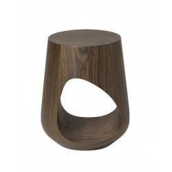 MESITA AUXILIAR DE MADERA MACIZA MANAN PARA DORMITORIO ESTILO CONTEMPORÁNEO