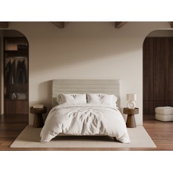 MESITA AUXILIAR DE CHAPA DE MADERA JAMES PARA DORMITORIO ESTILO MID-CENTURY