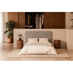 MESITA DE NOCHE DE CHAPA DE MADERA TIMEO PARA DORMITORIO ESTILO CONTEMPORÁNEO