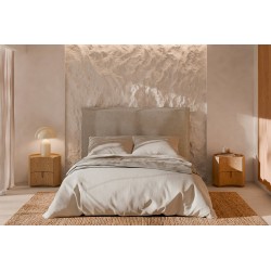 MESITA DE NOCHE DE CHAPA DE MADERA JORDAN PARA DORMITORIO ESTILO CONTEMPORÁNEO