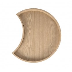 MESITA DE NOCHE DE CHAPA DE MADERA JORDAN PARA DORMITORIO ESTILO CONTEMPORÁNEO