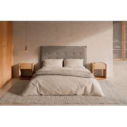 MESITA DE NOCHE DE CHAPA DE MADERA MASON PARA DORMITORIO ESTILO CONTEMPORÁNEO