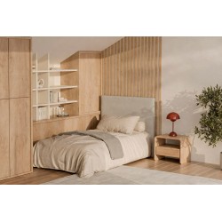 MESITA DE CENTRO DE MADERA OWEN PARA SALÓN O DORMITORIO ESTILO CONTEMPORÁNEO