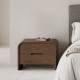 MESITA DE NOCHE DE MADERA JASPER PARA DORMITORIO ESTILO CONTEMPORÁNEO