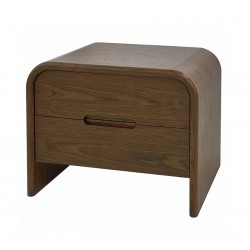 MESITA DE NOCHE DE MADERA JASPER PARA DORMITORIO ESTILO CONTEMPORÁNEO