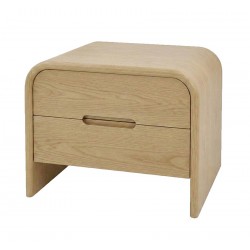 MESITA DE NOCHE DE MADERA JASPER PARA DORMITORIO ESTILO CONTEMPORÁNEO