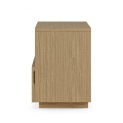 MESITA DE NOCHE DE MADERA BORNEO 60 CON UN CAJON PARA DORMITORIO ESTILO NATURAL