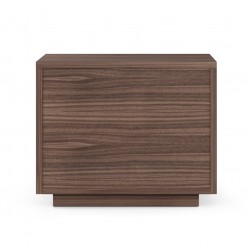 MESITA DE NOCHE DE MADERA BORNEO 60 CON UN CAJON PARA DORMITORIO ESTILO NATURAL